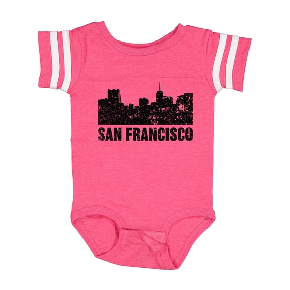 Inktastic San Francisco Skyline with Grunge Boys or Girls Baby Bodysuit