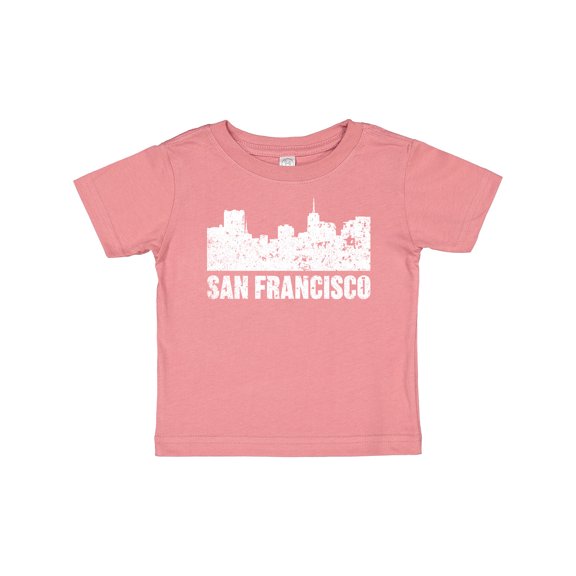 Inktastic San Francisco Skyline with Grunge Boys or Girls Baby T-Shirt