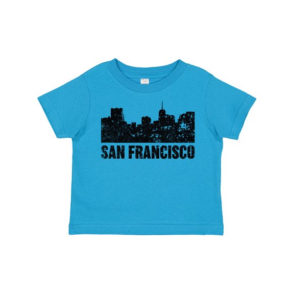 Inktastic San Francisco Skyline with Grunge Boys or Girls Toddler T-Shirt