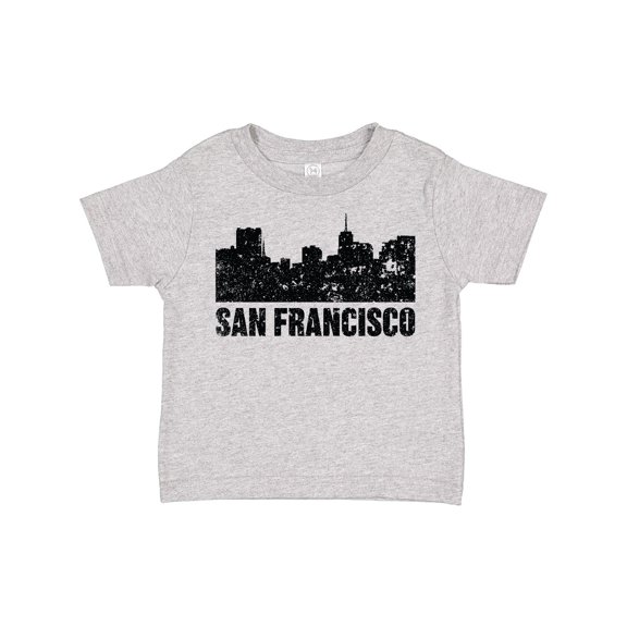 Inktastic San Francisco Skyline with Grunge Boys or Girls Toddler T-Shirt