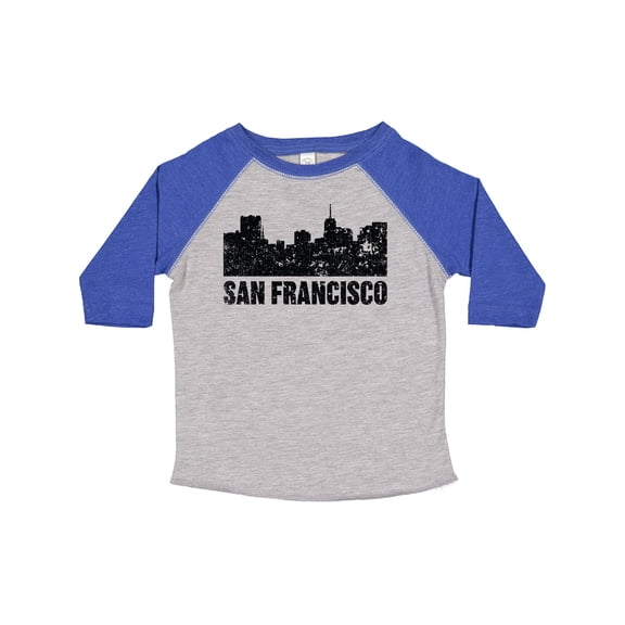 Inktastic San Francisco Skyline with Grunge Boys or Girls Toddler T-Shirt