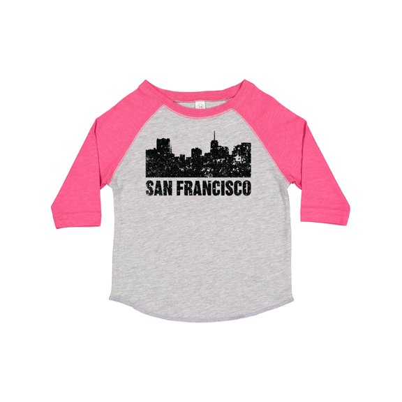 Inktastic San Francisco Skyline with Grunge Boys or Girls Toddler T-Shirt