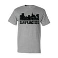 thumbnail image 1 of Inktastic San Francisco Skyline with Grunge T-Shirt, 1 of 5