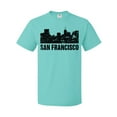 thumbnail image 1 of Inktastic San Francisco Skyline with Grunge T-Shirt, 1 of 5