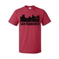 thumbnail image 1 of Inktastic San Francisco Skyline with Grunge T-Shirt, 1 of 5