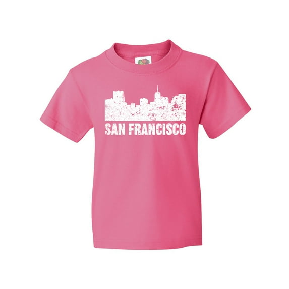 Inktastic San Francisco Skyline with Grunge Youth T-Shirt