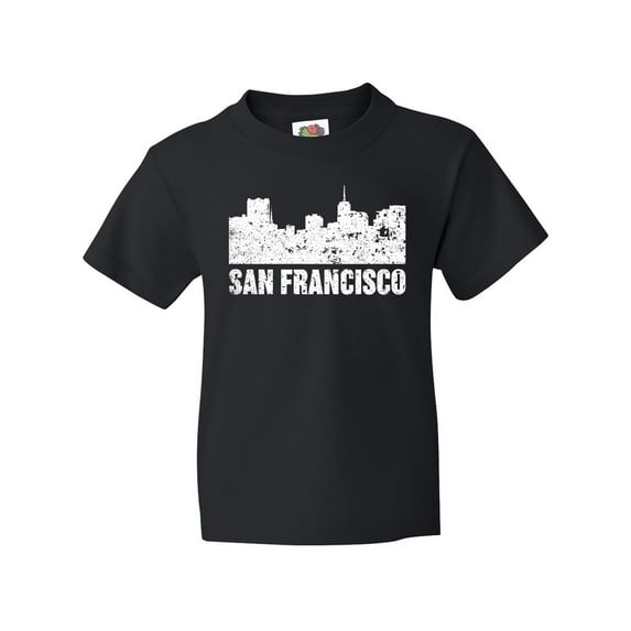 Inktastic San Francisco Skyline with Grunge Youth T-Shirt