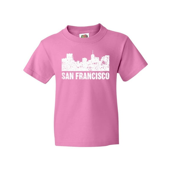 Inktastic San Francisco Skyline with Grunge Youth T-Shirt