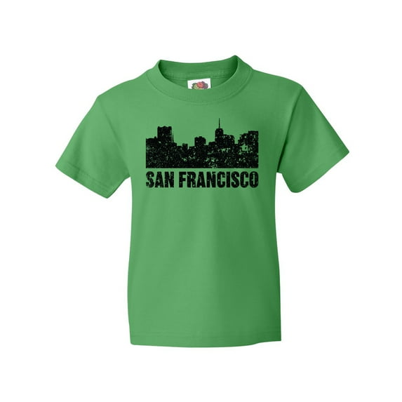 Inktastic San Francisco Skyline with Grunge Youth T-Shirt