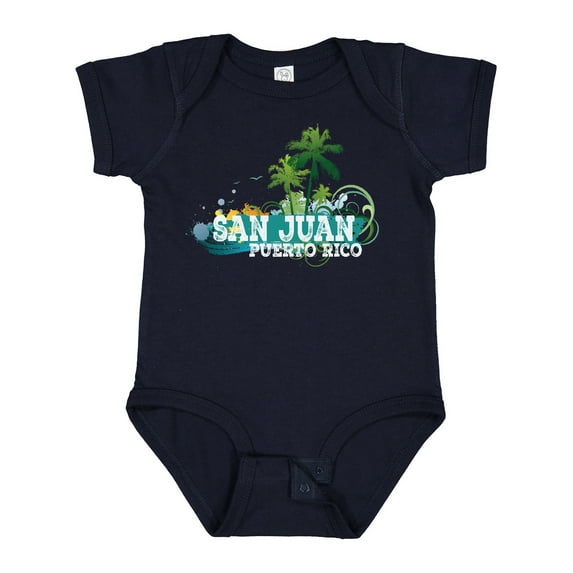 Inktastic San Juan Puerto Rico Boys or Girls Baby Bodysuit