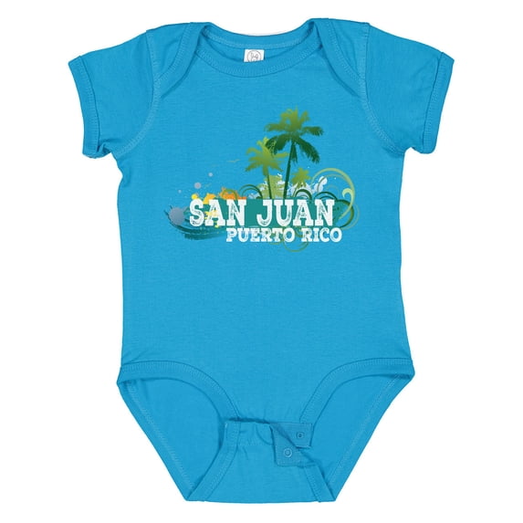 Inktastic San Juan Puerto Rico Boys or Girls Baby Bodysuit