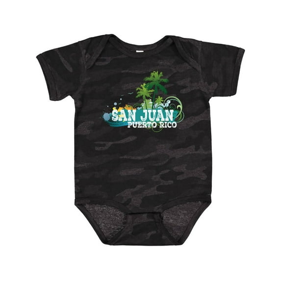 Inktastic San Juan Puerto Rico Boys or Girls Baby Bodysuit