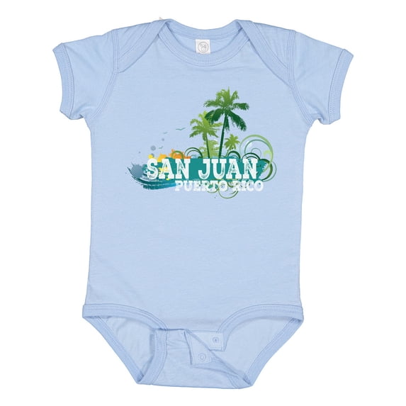 Inktastic San Juan Puerto Rico Boys or Girls Baby Bodysuit