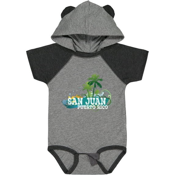 Inktastic San Juan Puerto Rico Boys or Girls Baby Bodysuit