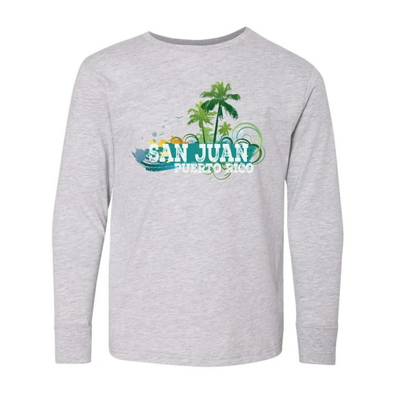 Inktastic San Juan Puerto Rico Long Sleeve Youth T-Shirt