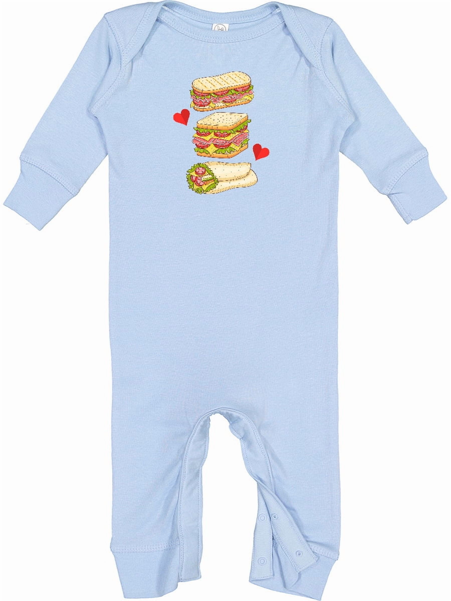 Inktastic Sandwich Lover Deli Food Baby Romper Coveralls