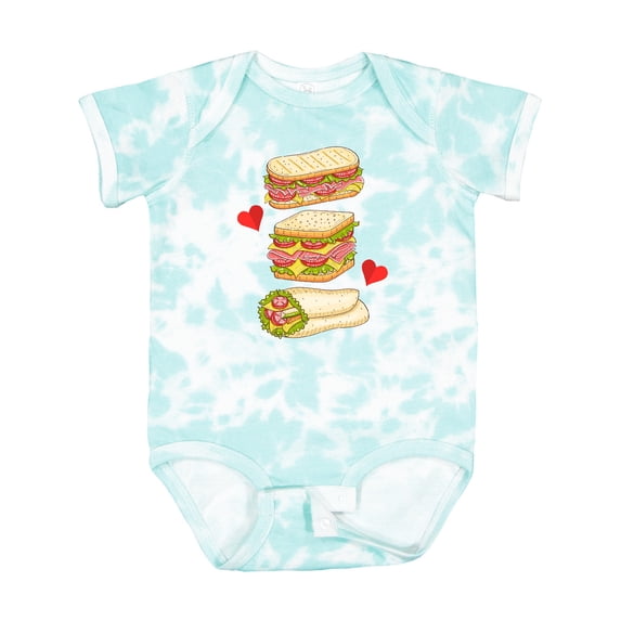Inktastic Sandwich Lover Deli Food Boys or Girls Baby Bodysuit