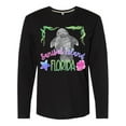 thumbnail image 1 of Inktastic Sanibel Island Florida Cute Swimming Manatee Long Sleeve T-Shirt, 1 of 5