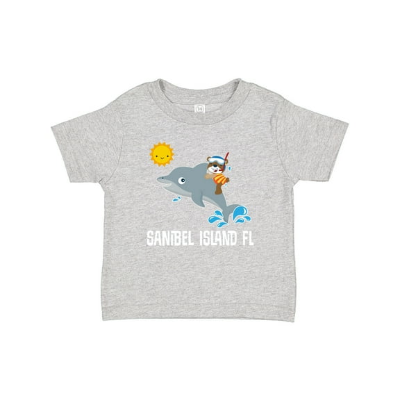 Inktastic Sanibel Island Florida Dolphin Boys or Girls Baby T-Shirt