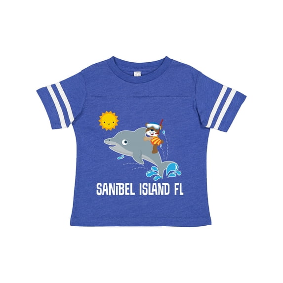Inktastic Sanibel Island Florida Dolphin Boys or Girls Toddler T-Shirt