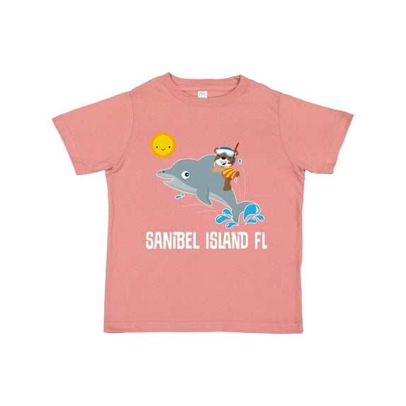 Inktastic Sanibel Island Florida Dolphin Boys or Girls Toddler T-Shirt