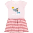 thumbnail image 1 of Inktastic Sanibel Island Florida Dolphin Gift Toddler Girl Dress, 1 of 4