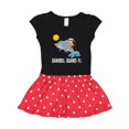 thumbnail image 1 of Inktastic Sanibel Island Florida Dolphin Gift Toddler Girl Dress, 1 of 4