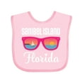 thumbnail image 1 of Inktastic Sanibel Island Florida Vacation Girls Baby Bib, 1 of 4