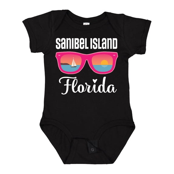 Inktastic Sanibel Island Florida Vacation Girls Baby Bodysuit