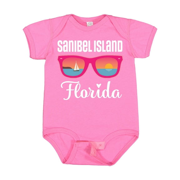 Inktastic Sanibel Island Florida Vacation Girls Baby Bodysuit