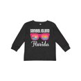thumbnail image 1 of Inktastic Sanibel Island Florida Vacation Girls Long Sleeve Toddler T-Shirt, 1 of 5