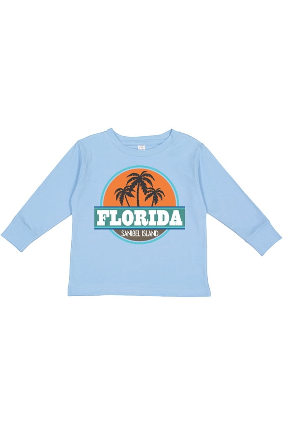 Sanibel Island Florida beach cities Boys or Girls Long Sleeve Toddler T-Shirt