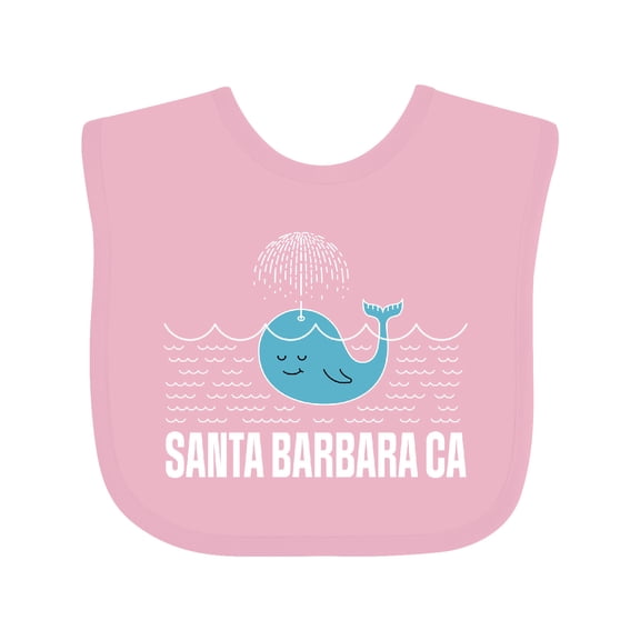 Inktastic Santa Barbara California Beach Vacation Boys or Girls Baby Bib