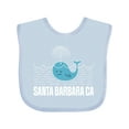 thumbnail image 1 of Inktastic Santa Barbara California Beach Vacation Boys or Girls Baby Bib, 1 of 4