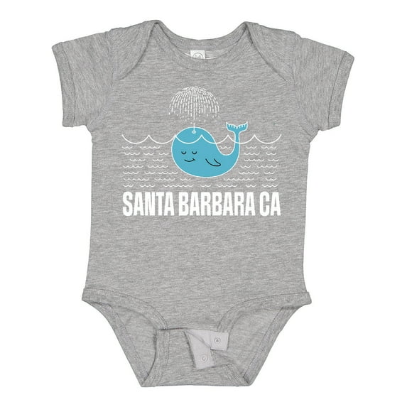 Inktastic Santa Barbara California Beach Vacation Boys or Girls Baby Bodysuit