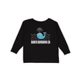 thumbnail image 1 of Inktastic Santa Barbara California Beach Vacation Boys or Girls Long Sleeve Toddler T-Shirt, 1 of 5