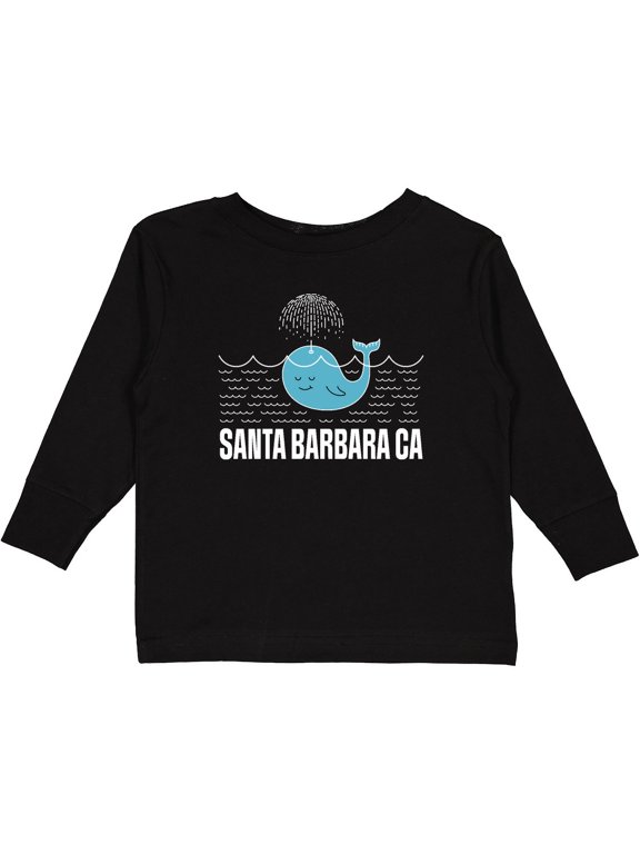 Santa Barbara California Beach Vacation Boys or Girls Long Sleeve Toddler T-Shirt