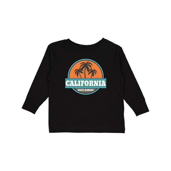 Inktastic Santa Barbara California Boys or Girls Long Sleeve Toddler T-Shirt