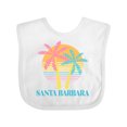 thumbnail image 1 of Inktastic Santa Barbara California Girls Baby Bib, 1 of 4