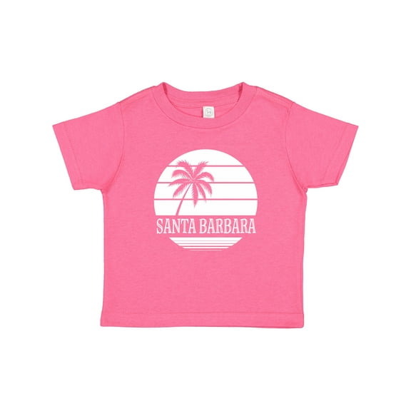 Inktastic Santa Barbara California Palm Tree Boys or Girls Baby T-Shirt