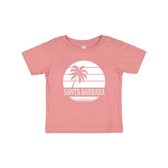 Inktastic Santa Barbara California Palm Tree Boys or Girls Baby T-Shirt