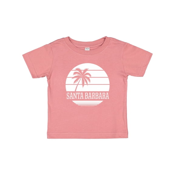 Inktastic Santa Barbara California Palm Tree Boys or Girls Baby T-Shirt