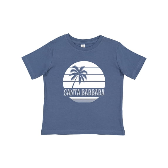 Inktastic Santa Barbara California Palm Tree Boys or Girls Baby T-Shirt