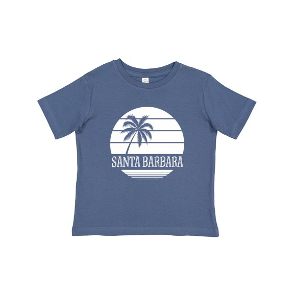 Inktastic Santa Barbara California Palm Tree Boys or Girls Baby T-Shirt