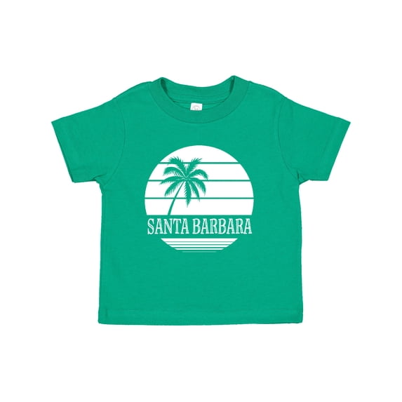 Inktastic Santa Barbara California Palm Tree Boys or Girls Toddler T-Shirt