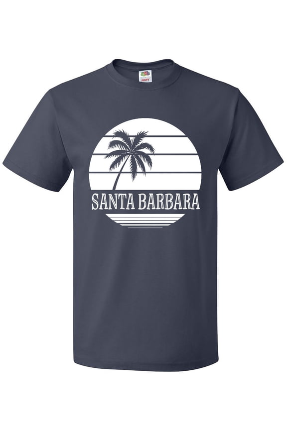 Santa Barbara California Palm Tree T-Shirt