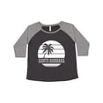 thumbnail image 1 of Inktastic Santa Barbara California Palm Tree Women's Plus Size T-Shirt, 1 of 5