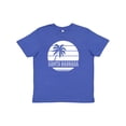 thumbnail image 1 of Inktastic Santa Barbara California Palm Tree Youth T-Shirt, 1 of 5