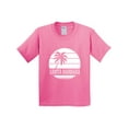 thumbnail image 1 of Inktastic Santa Barbara California Palm Tree Youth T-Shirt, 1 of 5