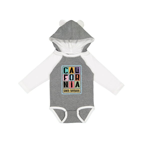 Inktastic Santa Barbara California Travel Boys or Girls Long Sleeve Baby Bodysuit
